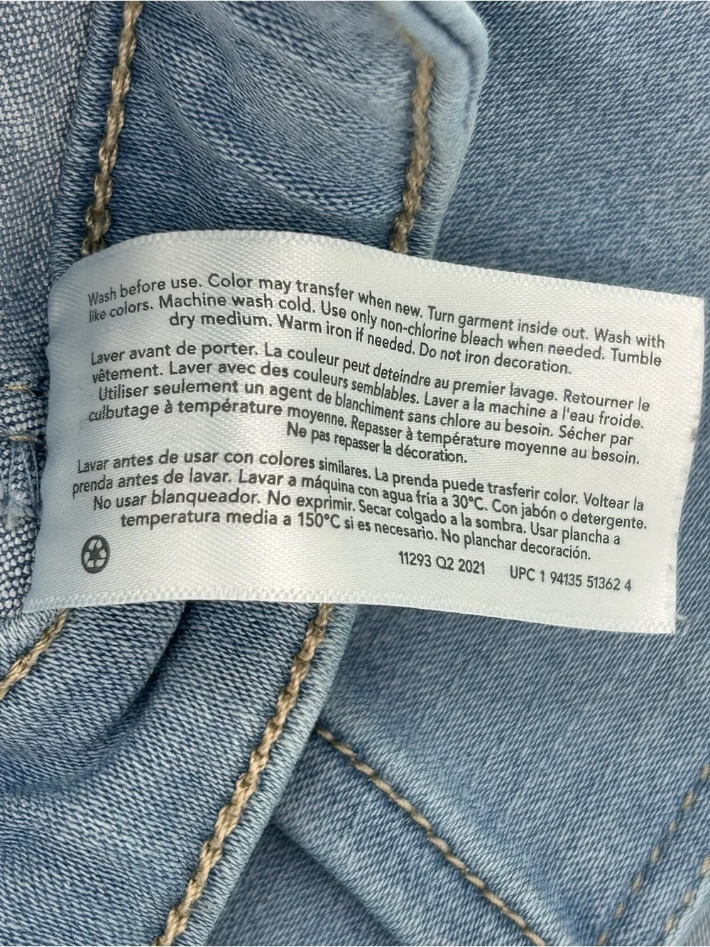 Carter's Light Blue Slim Stretch Jeans Size 4